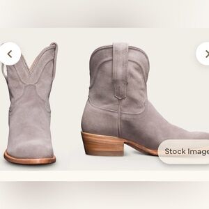 Tecovas Gray Ankle Boots